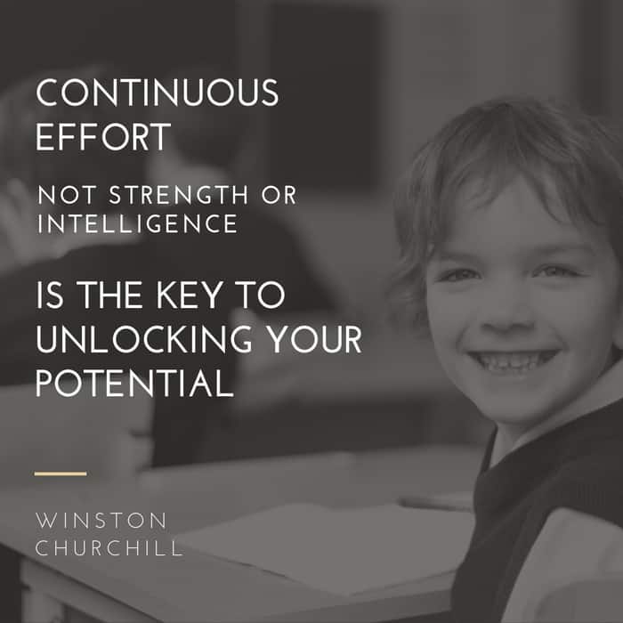 Secret to doing well in school - Inspirational Quotes 1