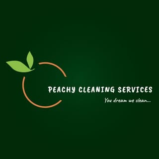 peachy cleaning services logo